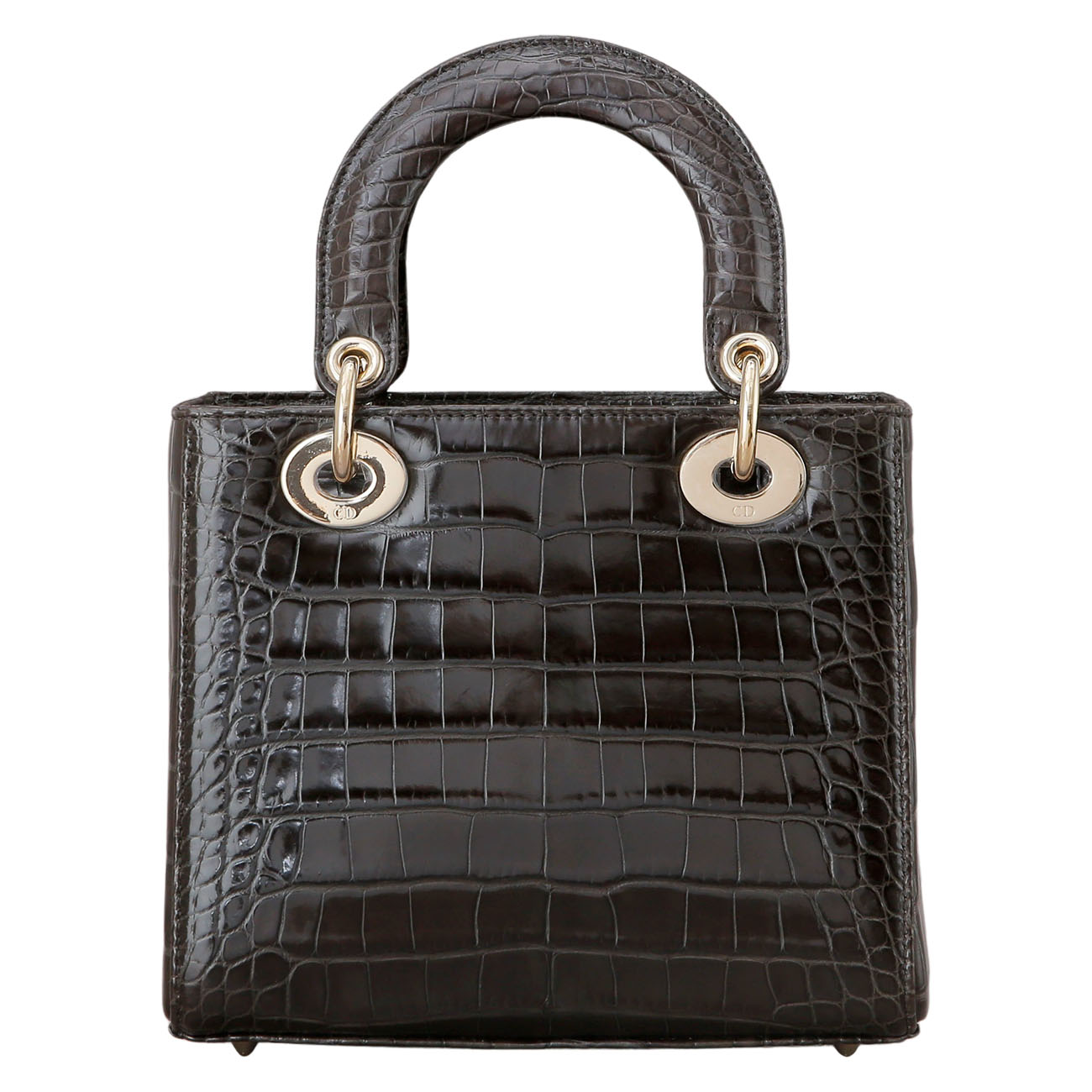 CHRISTIAN DIOR(USED)크리스찬디올 엘리게이터 레이디디올 스몰